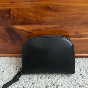 Madewell black leather wallet